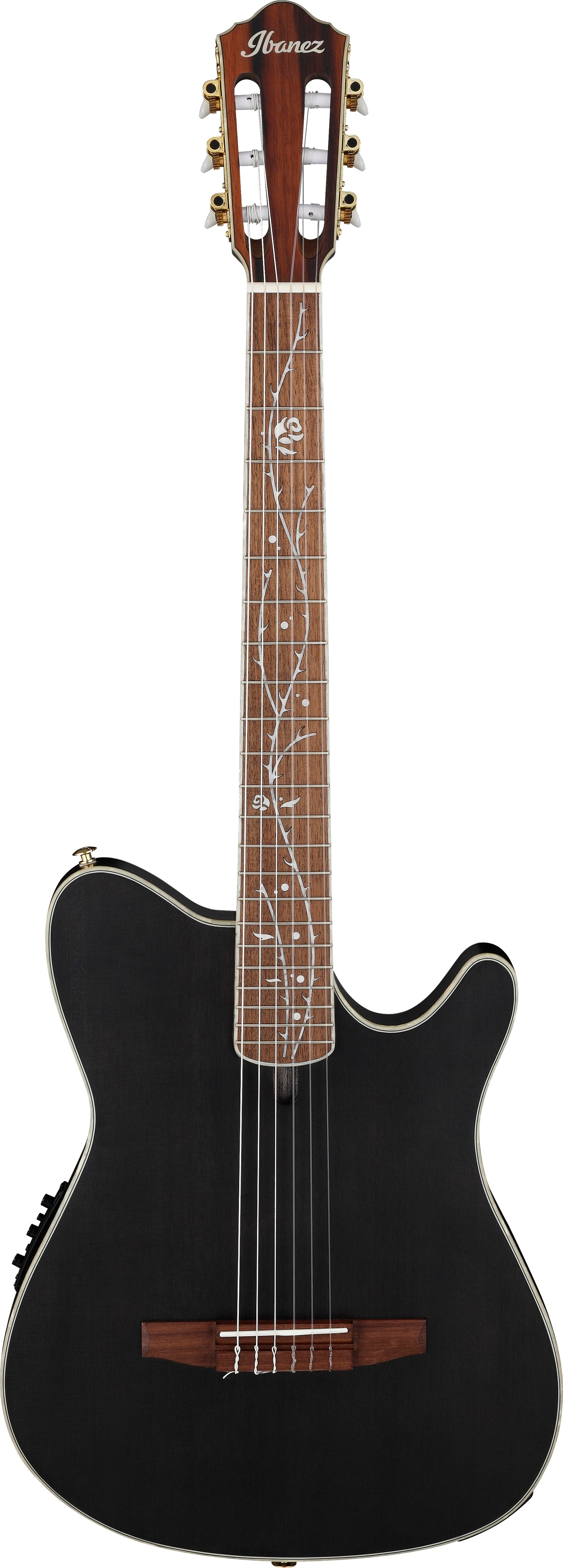 IBANEZ Signature Guitar 6-Str. Tim Henson, Nylon String Transparent Black Flat TOD10N-TKF