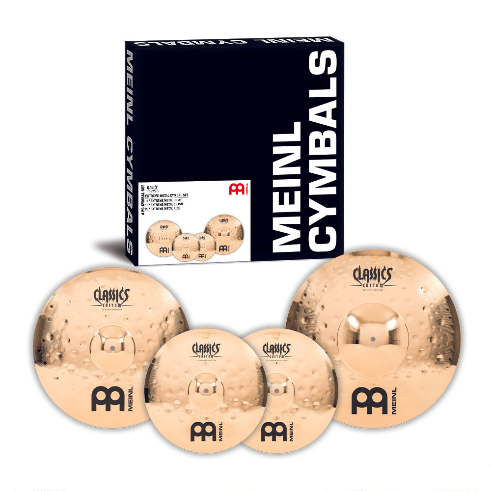Meinl Cymbal-Set Classics Custom Extreme Metal Series - CC-EM480
CC14EMH-B,-18EMC-B,-20EMR-B