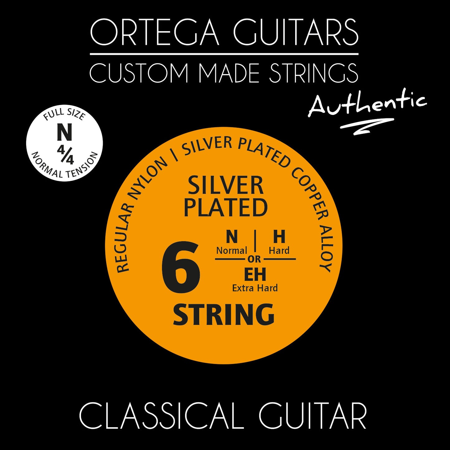 Ortega Saiten Classic NYA44N Authentic Normal Tension