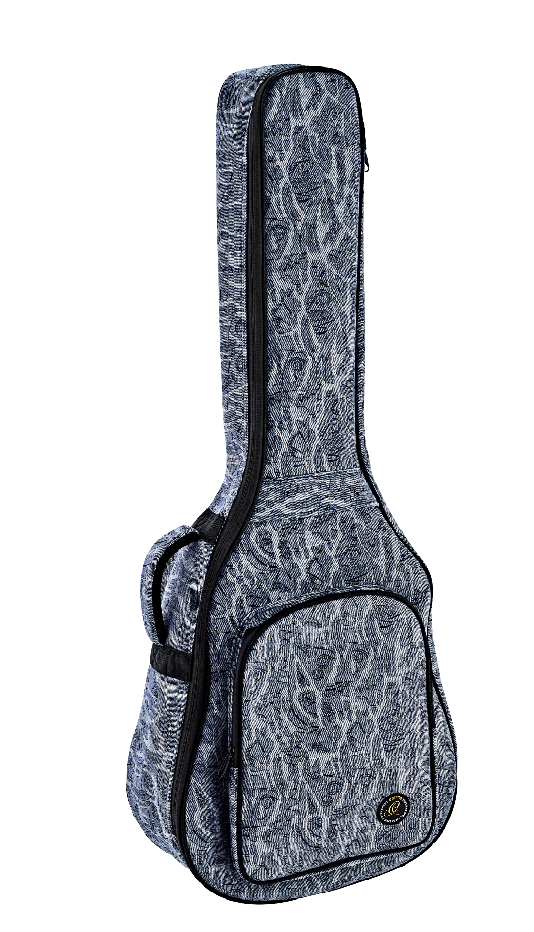 Gig-Bag Western-Git. Ortega Dreadnought Blue Jeans Style - 10mm Polsterung