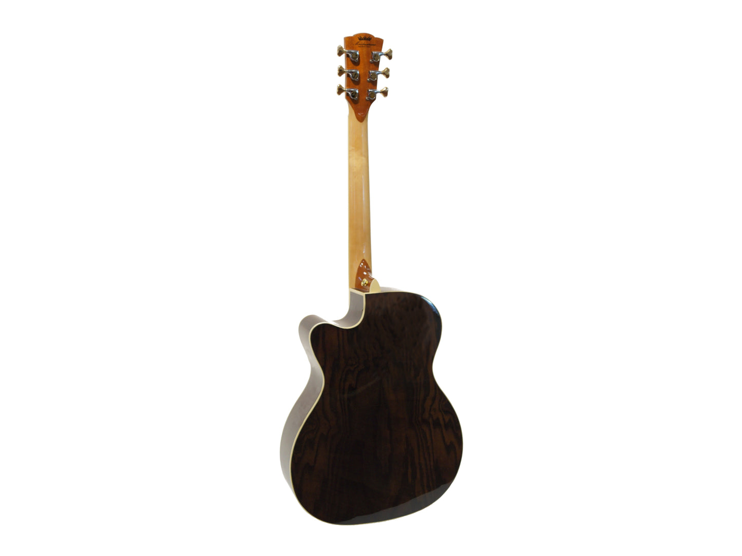 Merida Westerngitarre ROMEO-ES OM Cutaway, transparent schwarz, gloss finish