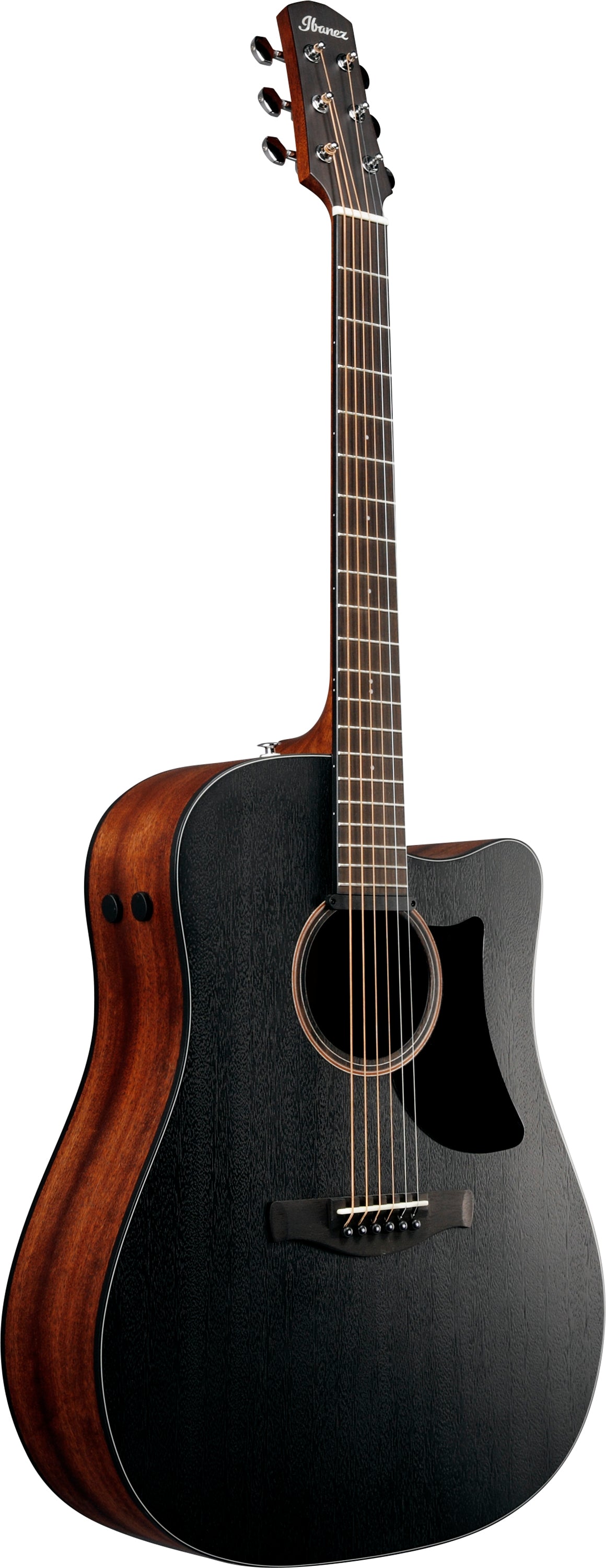 Ibanez Western-Git. AAD190CE-WKH Weathered Black Open Pore