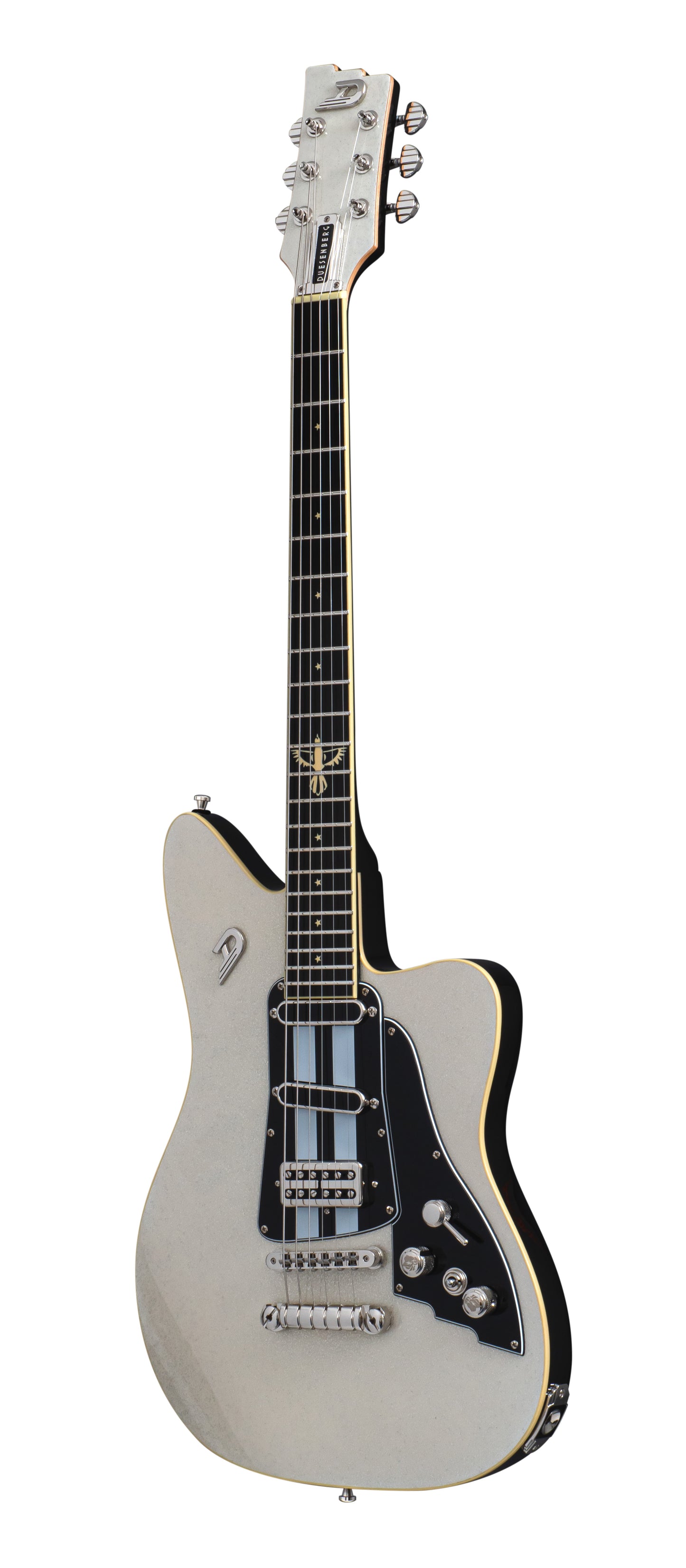 Duesenberg Alliance Series Dave Baksh White Sparkle, incl. Case