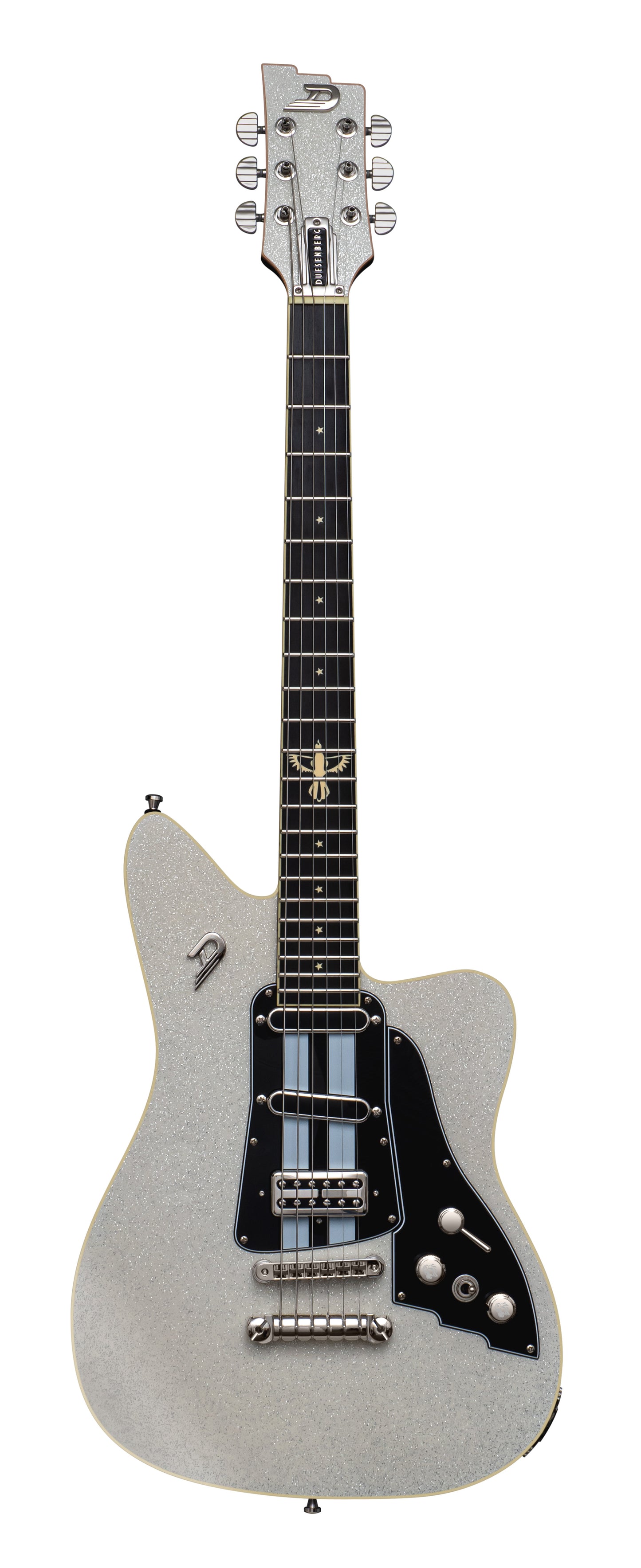 Duesenberg Alliance Series Dave Baksh White Sparkle, incl. Case