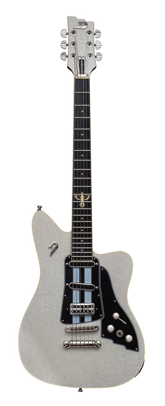 Duesenberg Alliance Series Dave Baksh White Sparkle, incl. Case