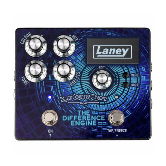 Laney Black Country Customs THE DIFFERENCE ENGINE Tri-Mode-Delay Pedal