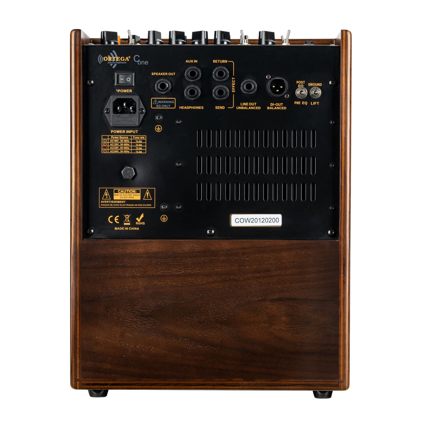 Ortega C One Acoustic Amplifier Combo
Walnuss CONE-WND