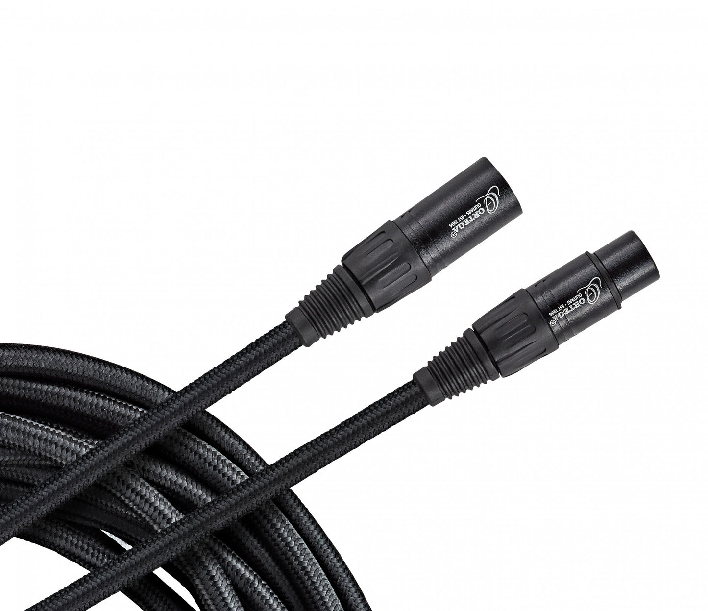 Ortega Mikrofonkabel XLR/XLR 9m OECM-30XX Black Cotton