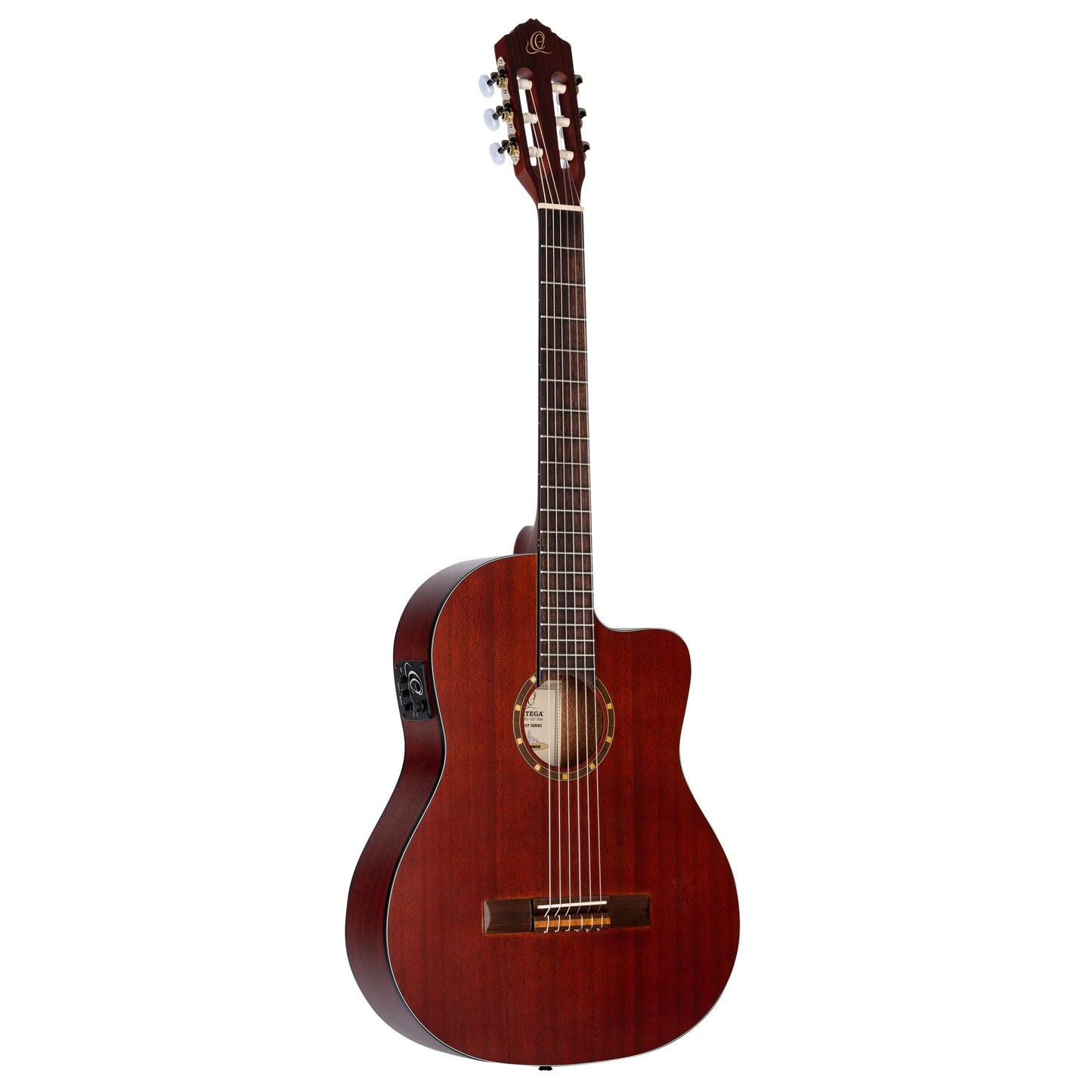 Ortega Konzertgitarre RCE125MMSN Thinline Mahagoni