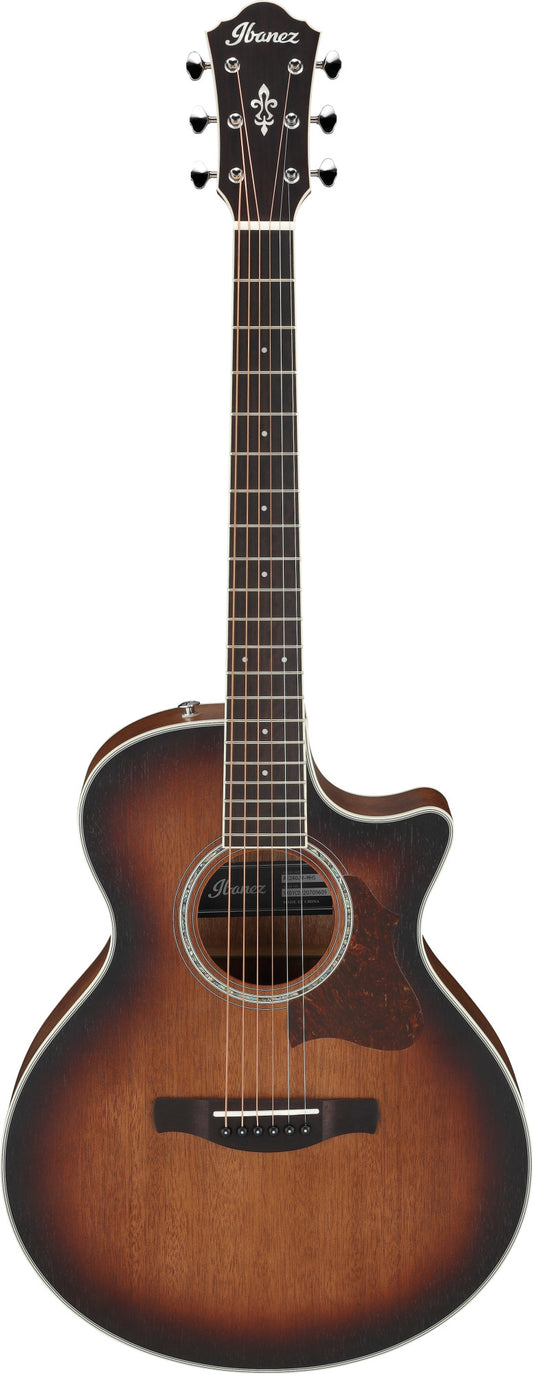 Ibanez Akustikgitarre AE240JR-MHS Mahogany Sunburst Open Pore