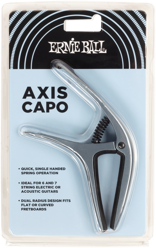 Kapodaster Ernie Ball Axis Capo Blue Steel EB9607