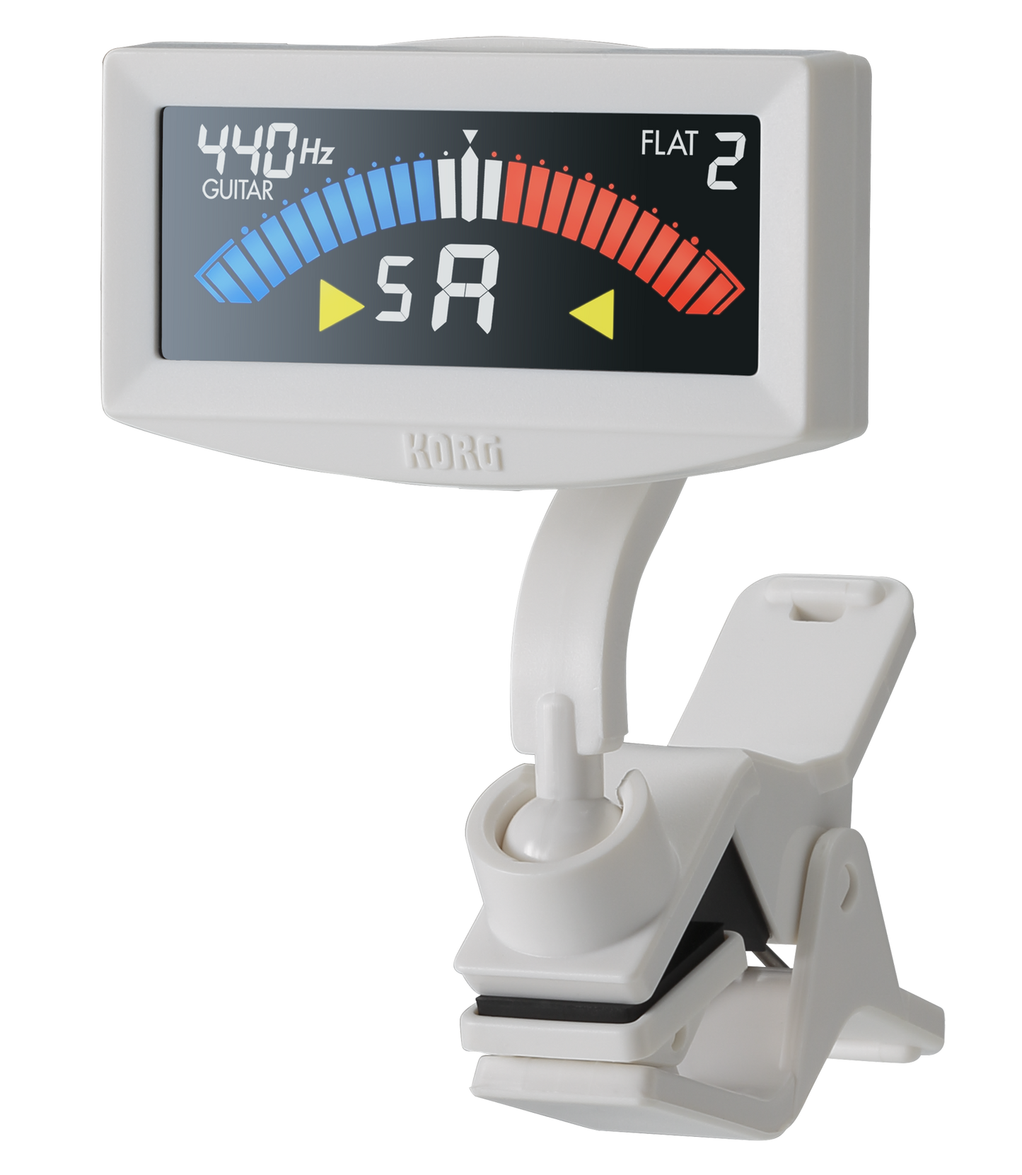 KORG Clip-On-Tuner TUAW4GWH PitchCrow, chromatisch, weiß