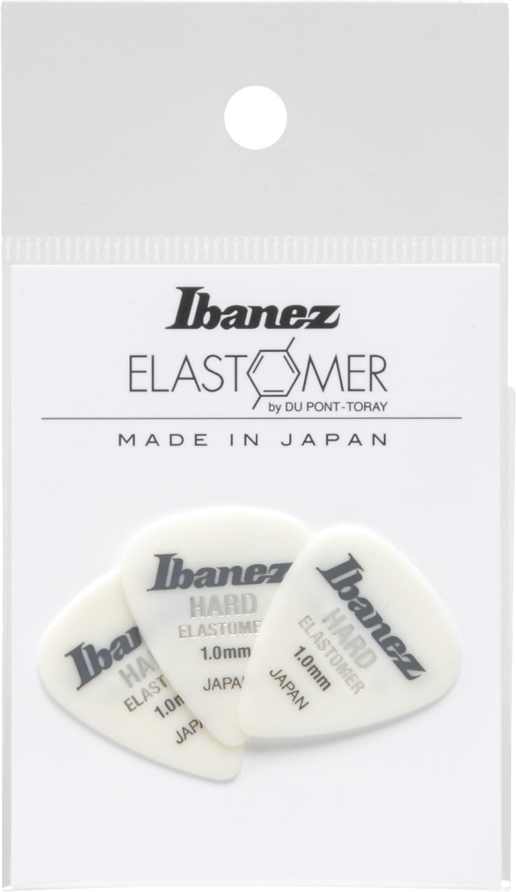 Plektrum Ibanez Elastomer White, Hard 3 Stück 1,0mm  BEL14HD10