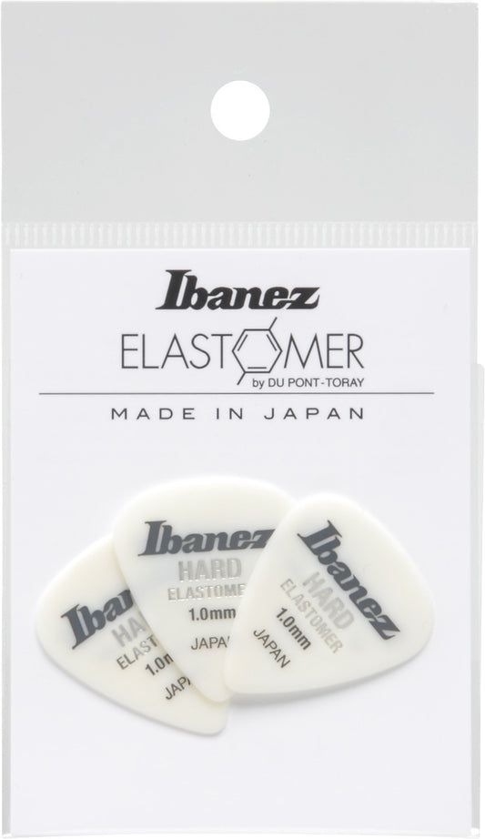 Plektrum Ibanez Elastomer White, Hard 3 Stück 1,0mm  BEL14HD10