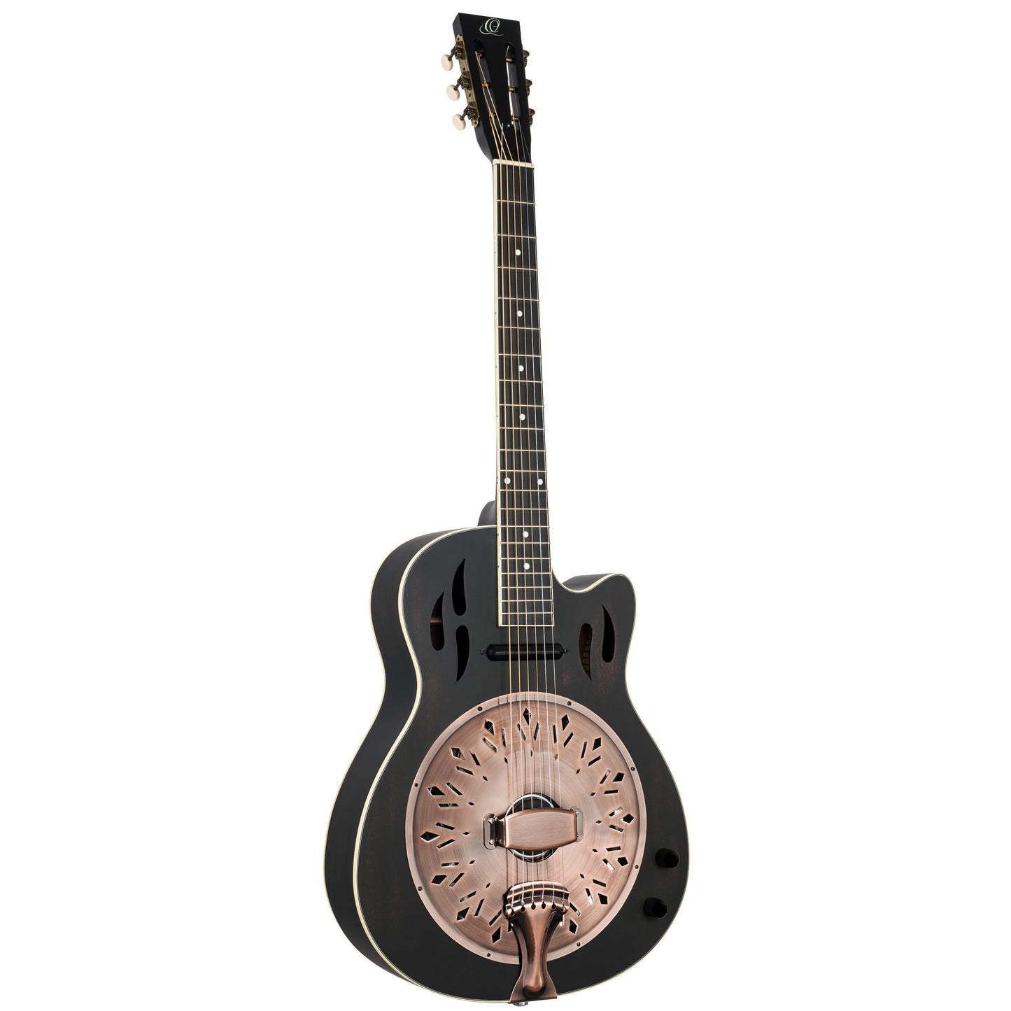 Ortega Resonatorgitarre RRG40CE-DBK Distressed Black