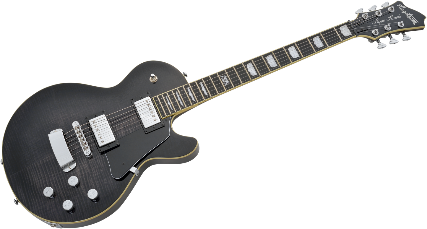 Hagstrom Super Swede Dark Storm Black