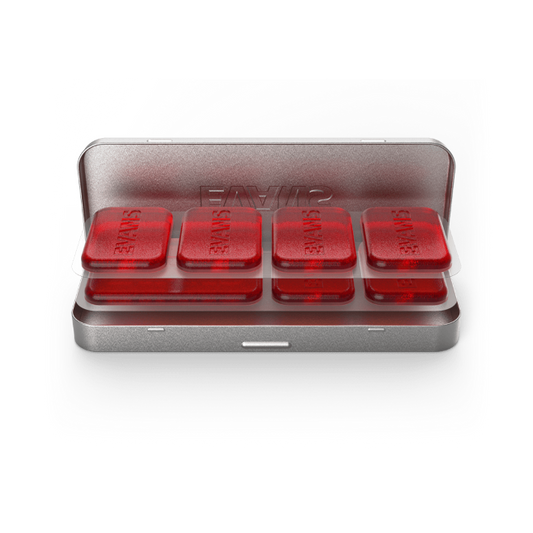 Evans EQ Pods Damper Pads - Onyx Black (8 Stück) EQPODS