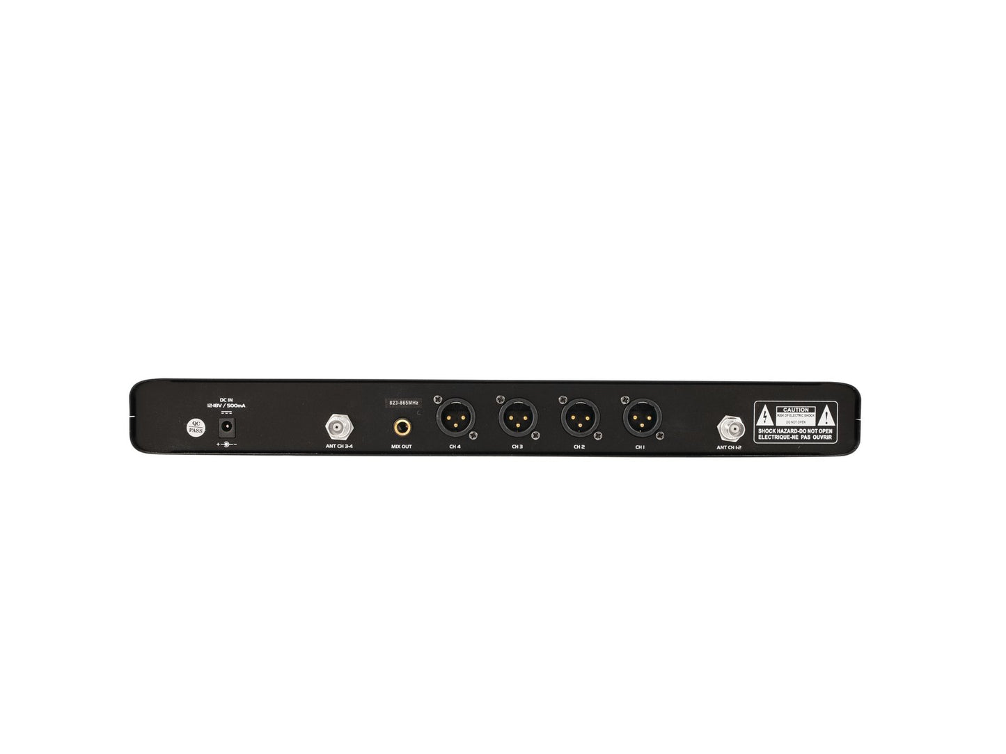 OMNITRONIC UHF-304 Funkmikrofonsystem 823-832/863-865MHz 4-Kanal