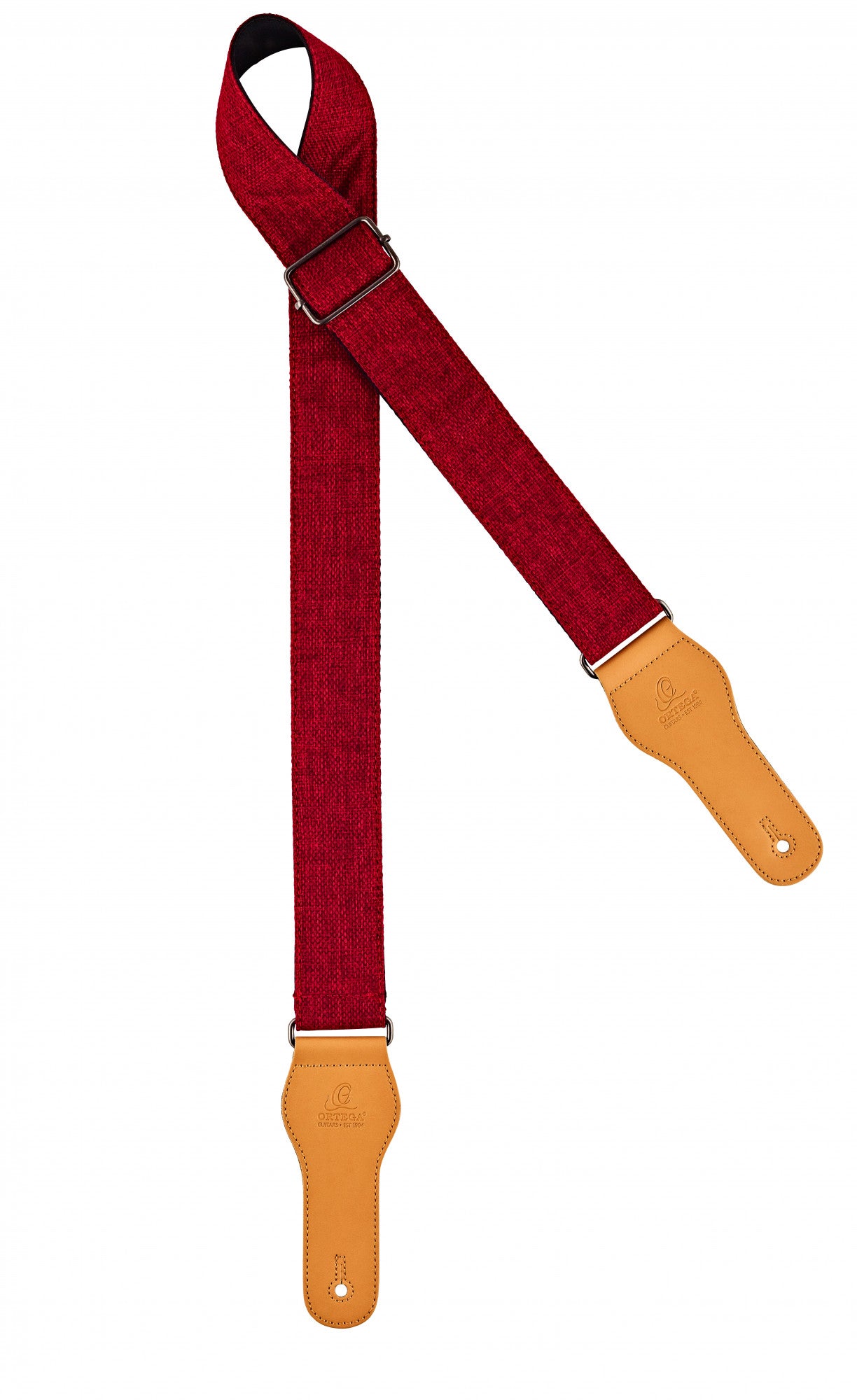 Gitarrengurt Ortega Cotton Burgund OCS-250