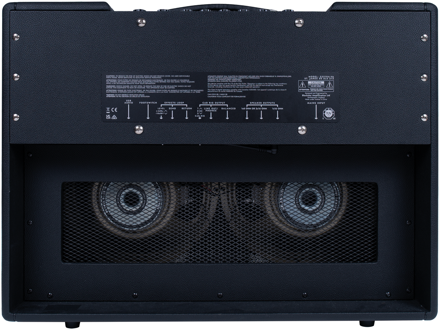 Blackstar St. James 50 6L6 212,E-Gitarrencom 50W, 2x12", schwarz