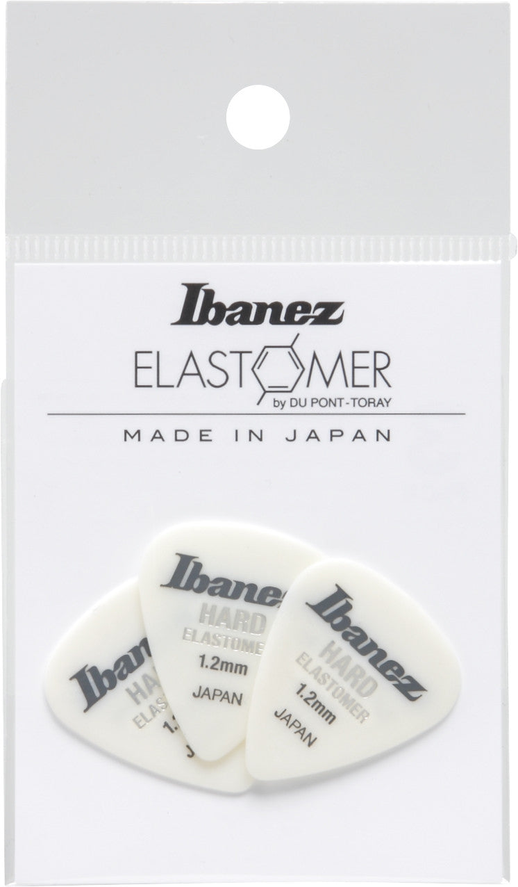 Plektrum Ibanez Elastomer White, Hard 3 Stück 1,2mm BEL14HD12