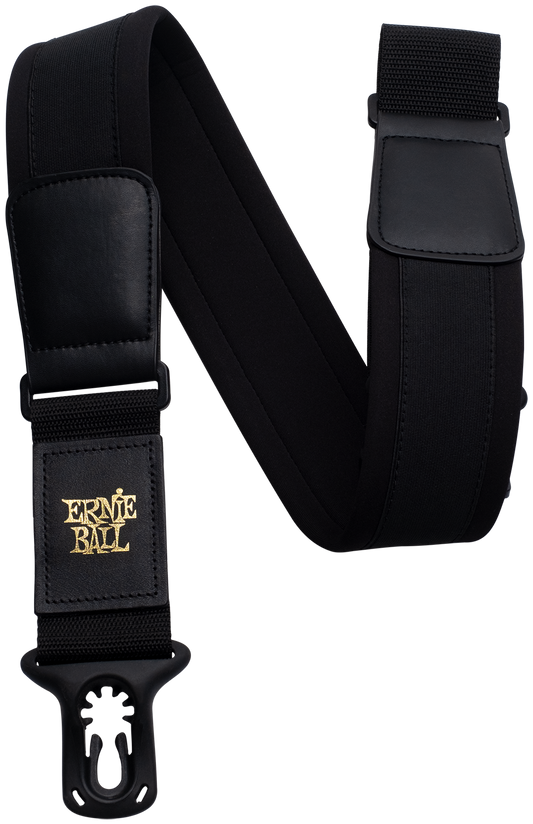 Git.-Gurt Nylon/Ernie Ball Polylock Comfort, Regular Neoprene Black EB4145