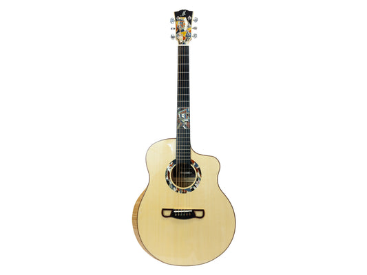 Merida Chance Grand Jumbo Cutaway Westerngitarre Maple CHANCE