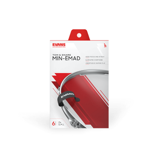 Evans Min-EMAD™ Damper (6 Stück) MINEMAD Tom and Snare