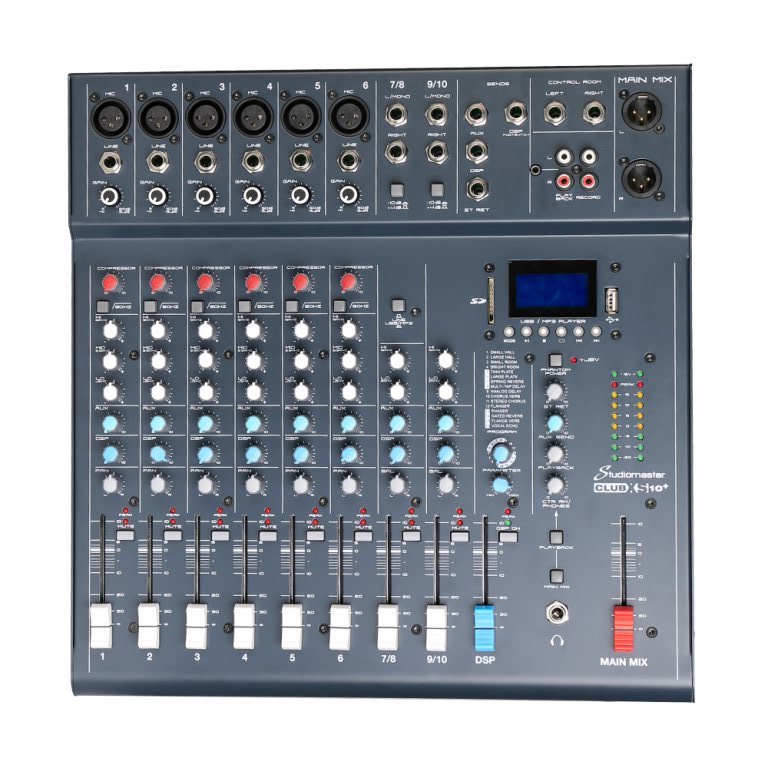 Studiomaster Club CLUB XS10+, Mixer 6/2