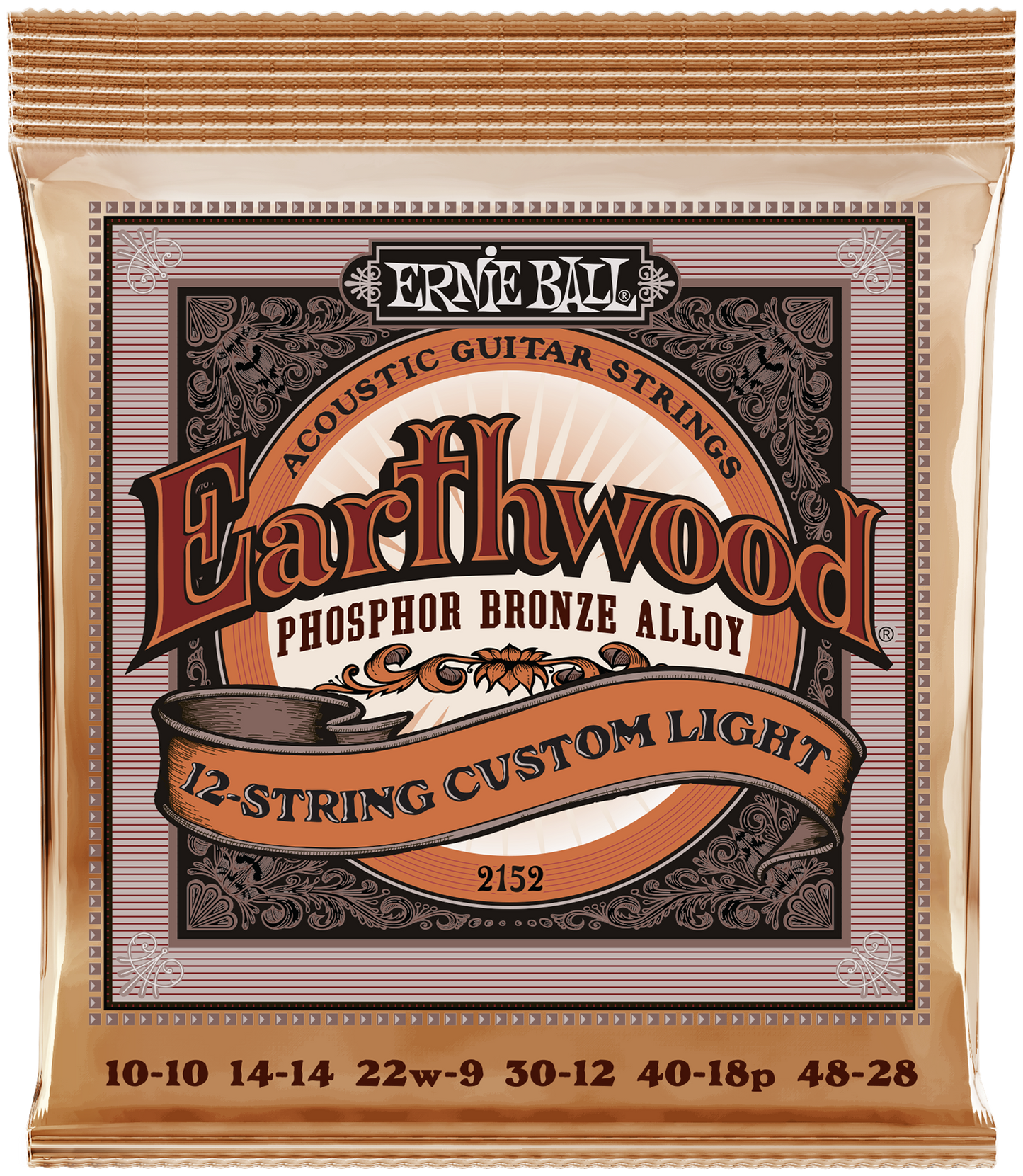 Ernie Ball Sait./Western/010-048/Custom Light 12-String EB2152