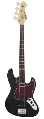 Aria E-Bass STB JB/TT Black Jazz Bass mit Tortoise pickguard