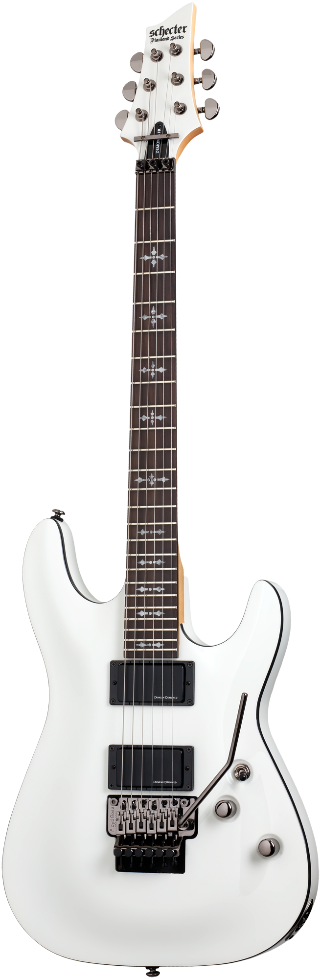 Schecter Demon 6 FR Vintage White SC3246