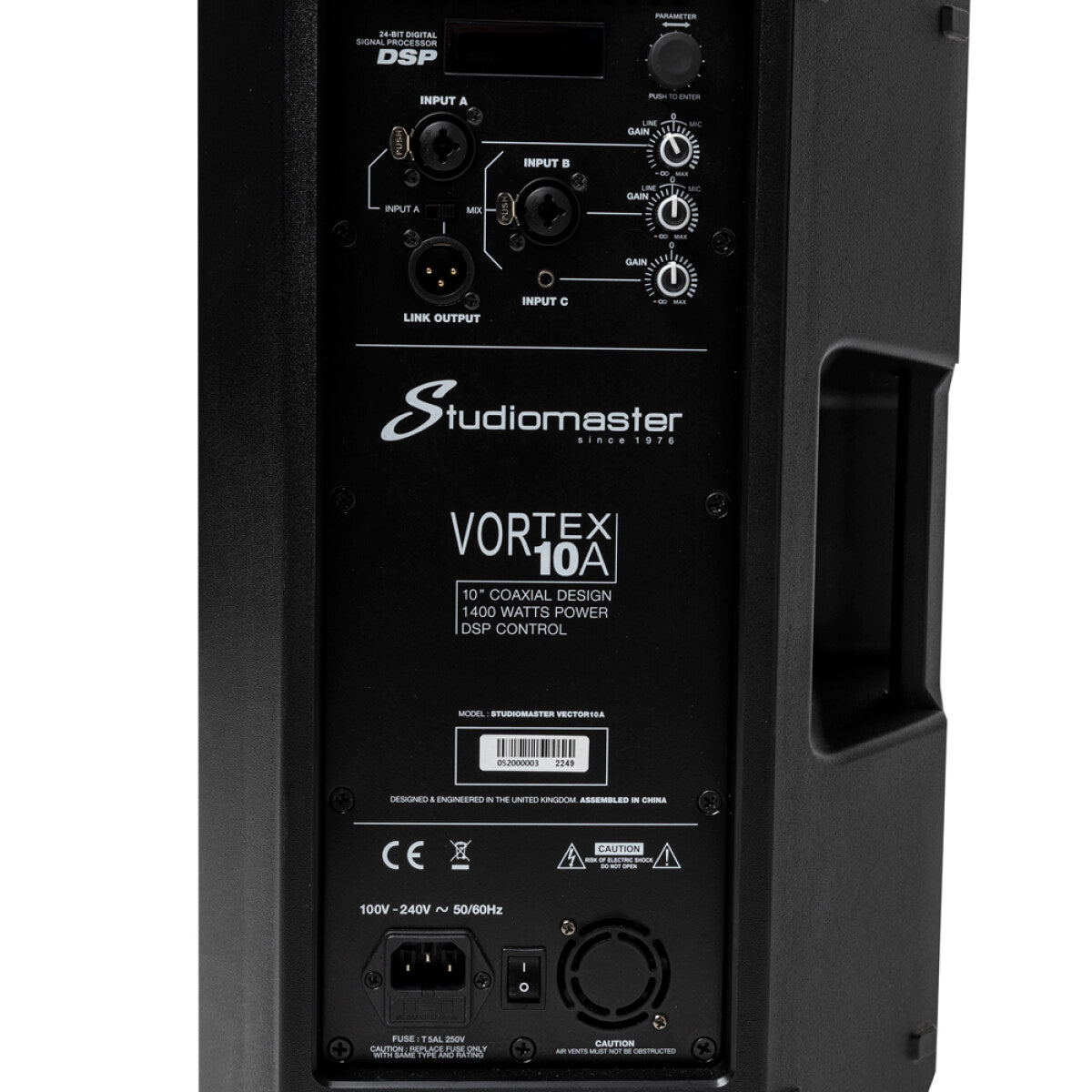 Studiomaster VORTEX 10A, 10" 2-Weg PA-Aktivbox