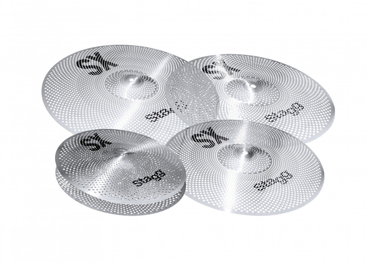 Stagg Silent Practice Cymbal SXM SET