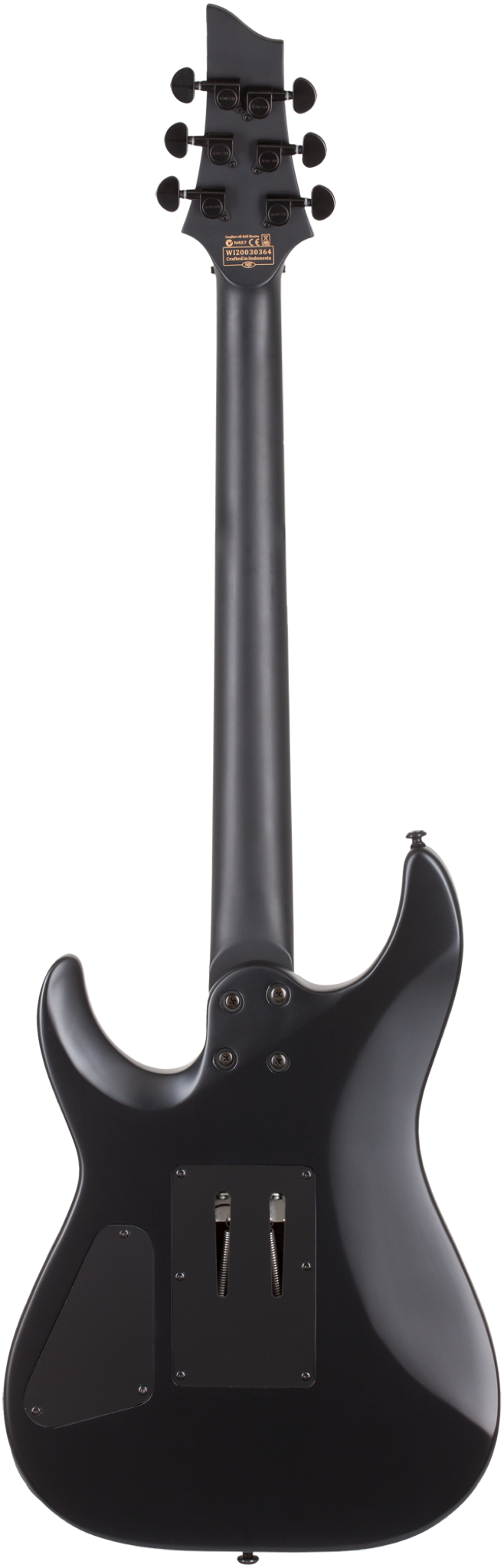 Schecter Damien 6 FR Satin Black SC2471 B-W