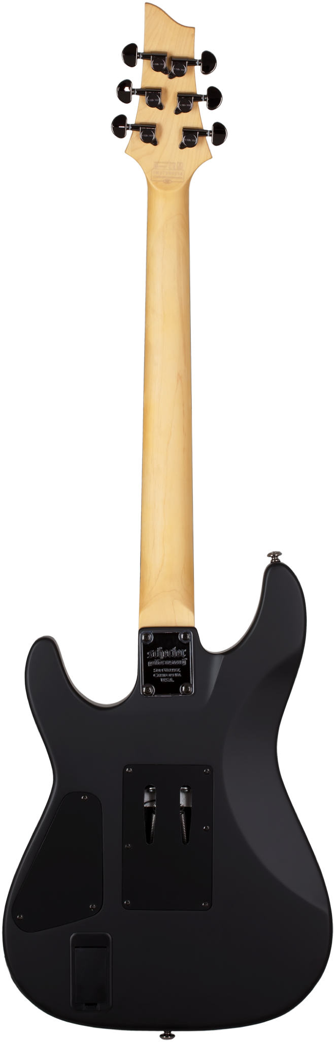 Schecter Demon 6 FR Aged Black Satin SC3661 B-W