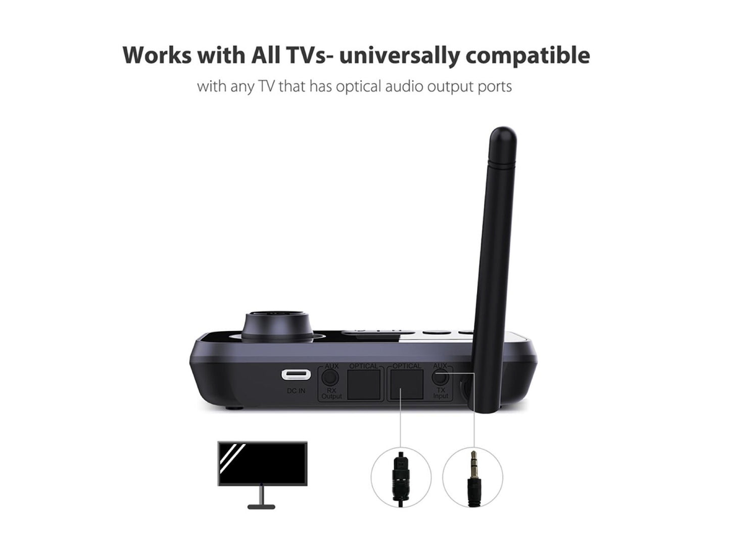 OMNITRONIC BDT-5.2 PRO Aptx HD Bluetooth Transceiver Sender/Empfänger