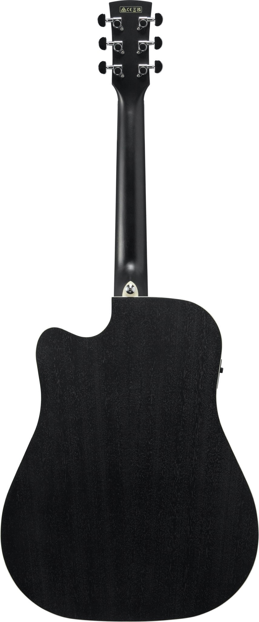 Ibanez Akustik-Gitarre PF16MWCE-WK Weathered Black Open Pore