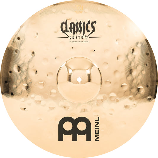 Meinl Cymbal 18" Classics Custom Extreme Metal Series Crash - CC18EMC