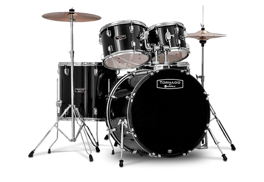 Mapex Tornado Drum-Set Stage Black TND5294FTC 10-12-14-16-22