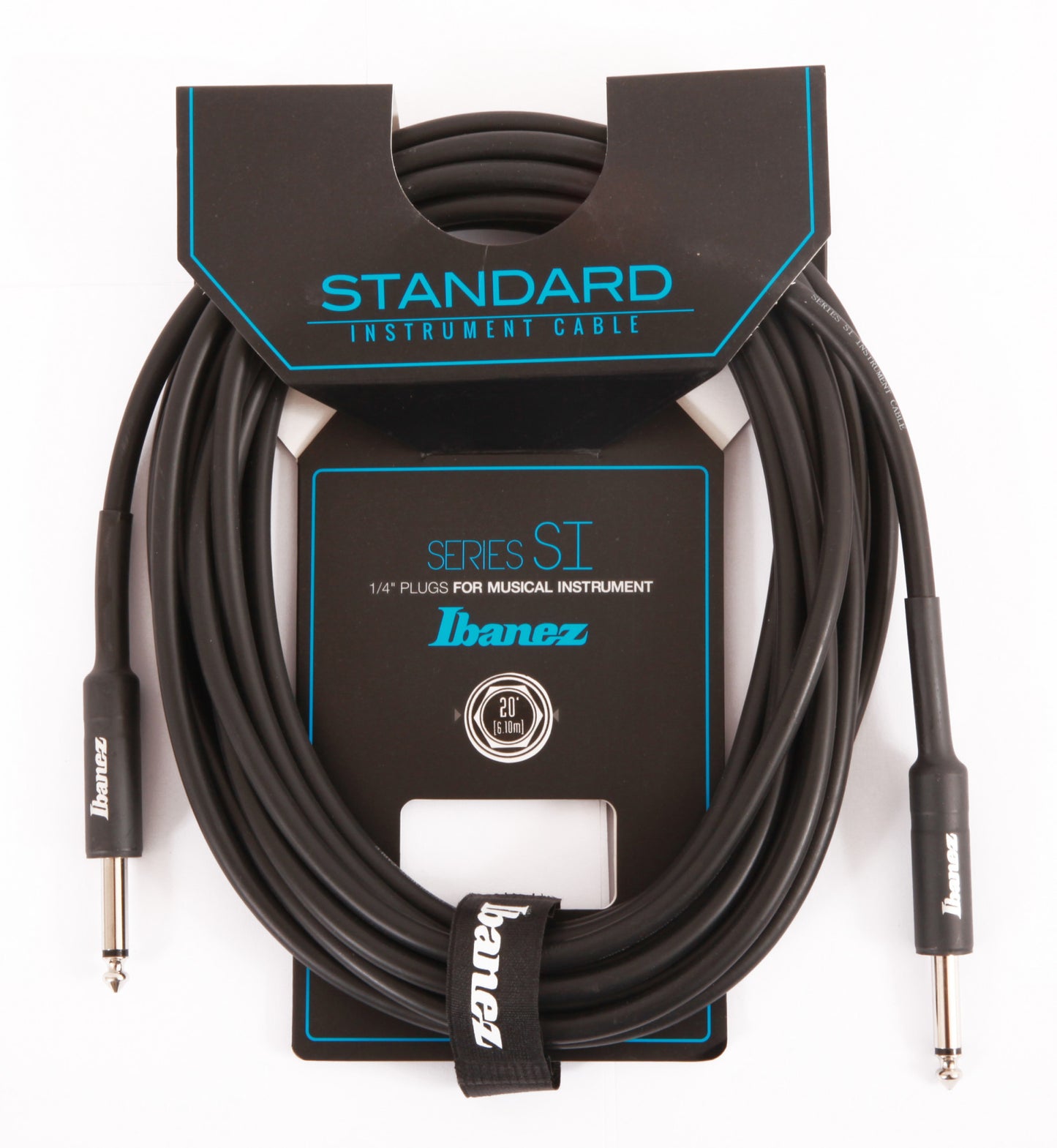 Instrumentenkabel Ibanez 6,10m/20ft Black SI20