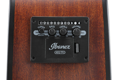 Ibanez Akustik-Git. AAD50CE-TCB Transparent Charcoal Burst