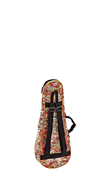 KEIKI Gigbag für Sopran Ukulelen mit Schultergurten - Voodoo Puppet
KUB-VP-SO