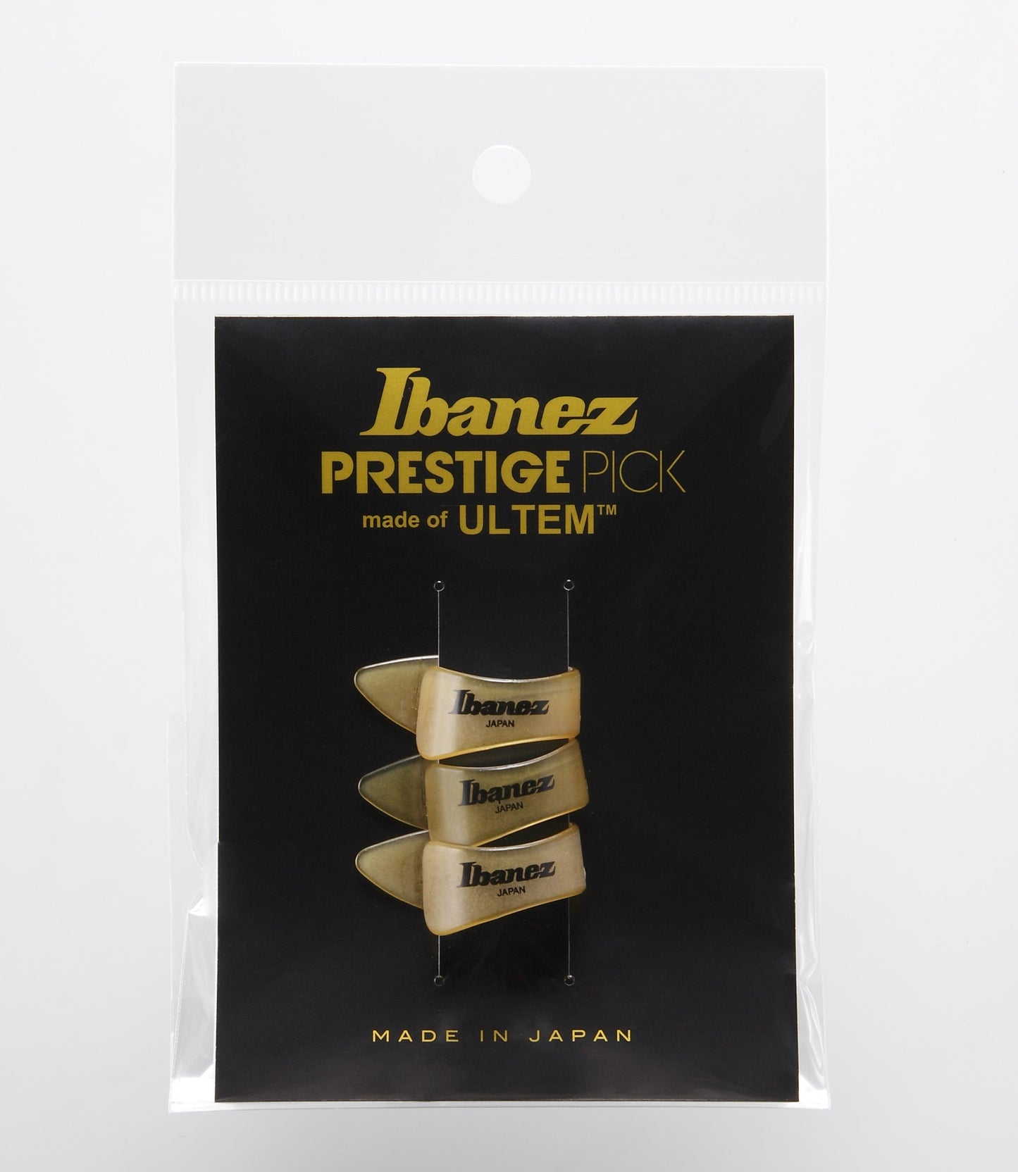 IBANEZ Ultem Daumen Picks Made in Japan - Natural 3er Pack
Medium PUL22M