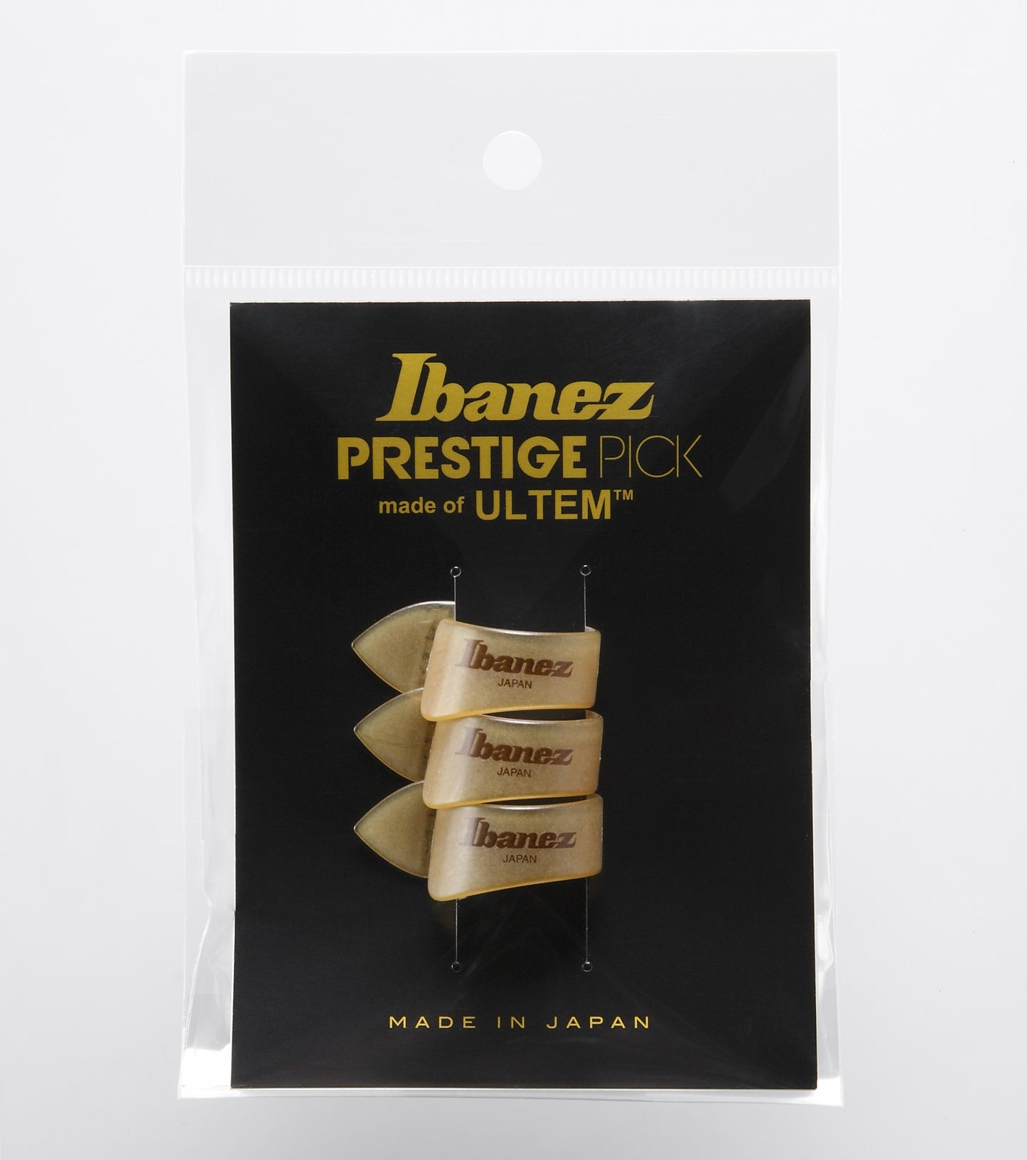 IBANEZ Ultem Daumen Picks Made in Japan - Natural 3er Pack
Large PULT1