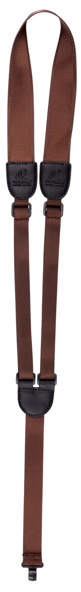 ORTEGA Nylon Gitarrengurt mit Haken/Schallloch, braun
OGSHK-BR