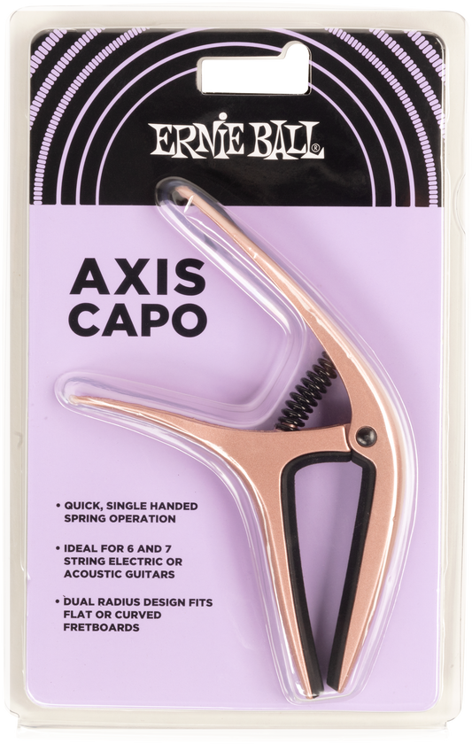 Kapodaster Ernie Ball Axis Capo Rosé Gold EB9605