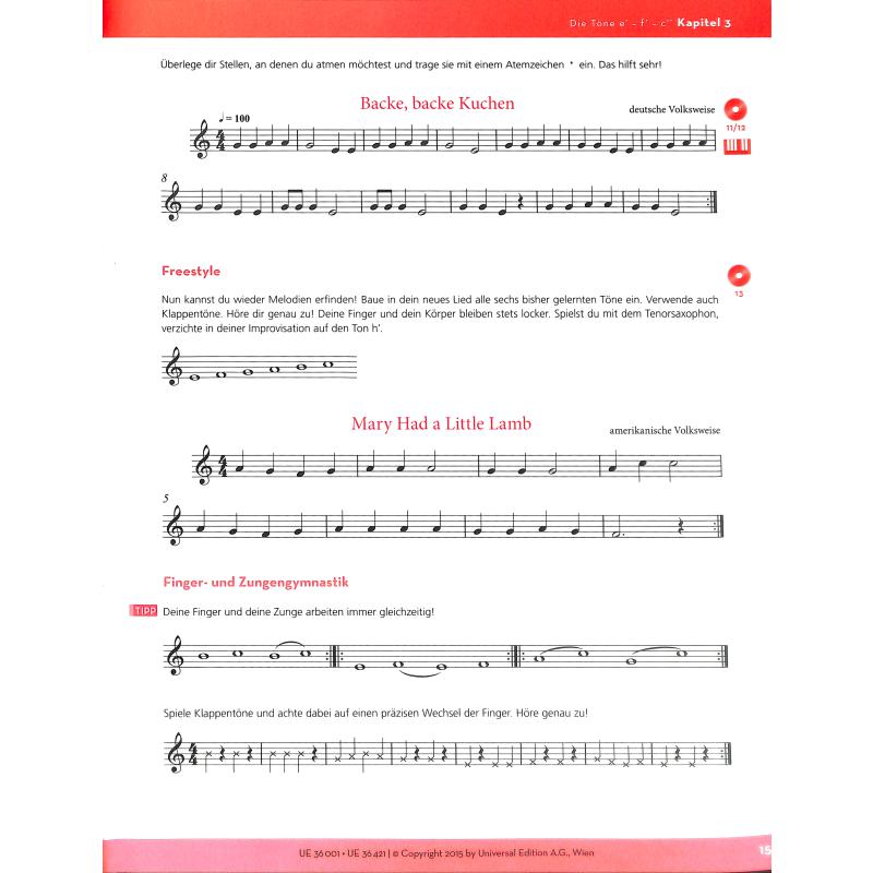 Magic Saxophone 1, Barbara Strack Hanisch, UE 36001