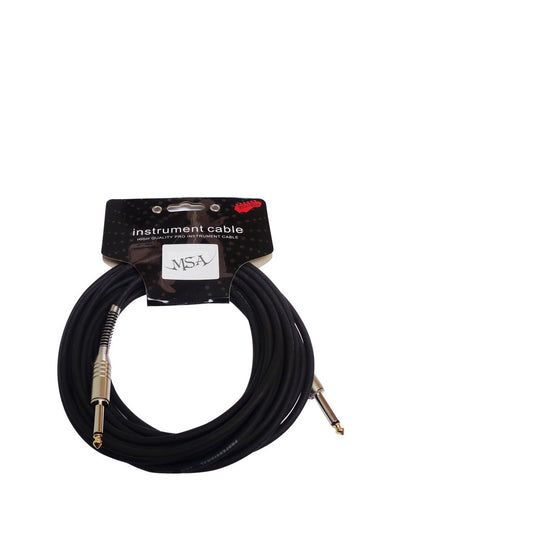 Instrumentenkabel MSA  6m schwarz, gerade/gerade KAB56