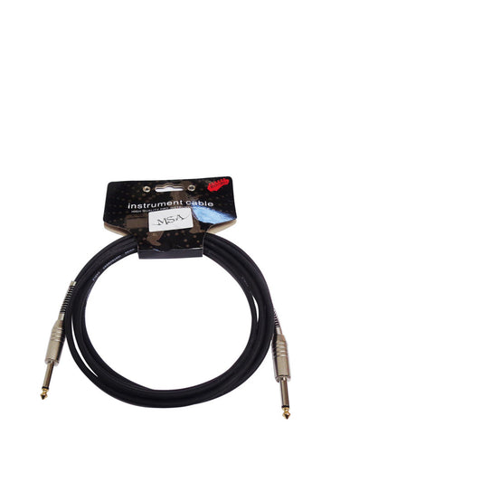 Instrumentenkabel MSA  3m schwarz, gerade/gerade KAB53